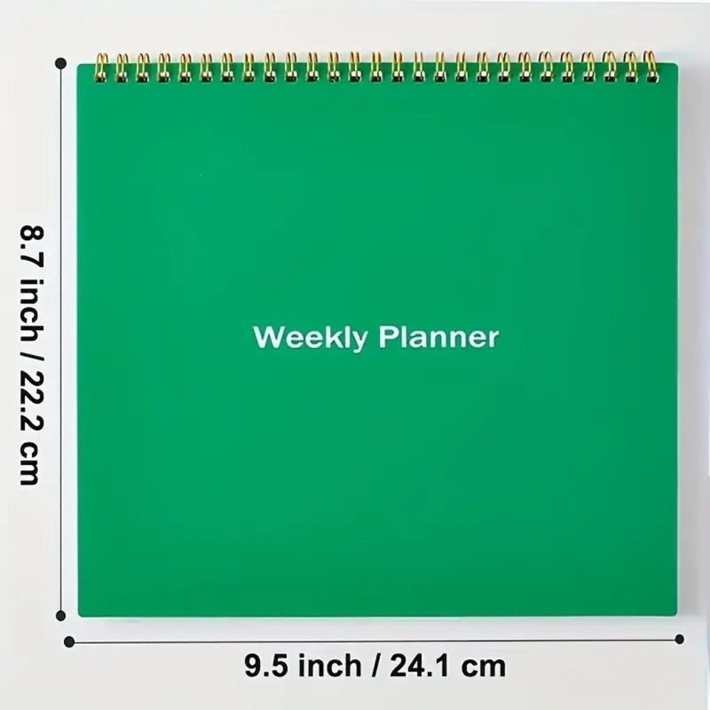 Green Large Weekly Planner